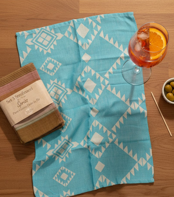 3-PIECE SPRIZZ TEA TOWEL SET 50X70 Tellini S.r.l. Wholesale Clothing